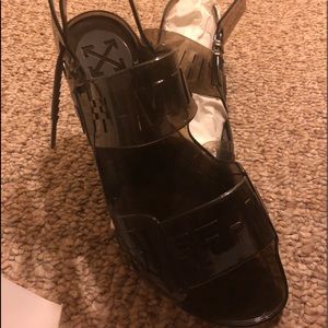 OFF WHITE JELLY SANDAL - SIZE 40 - WITH TAGS